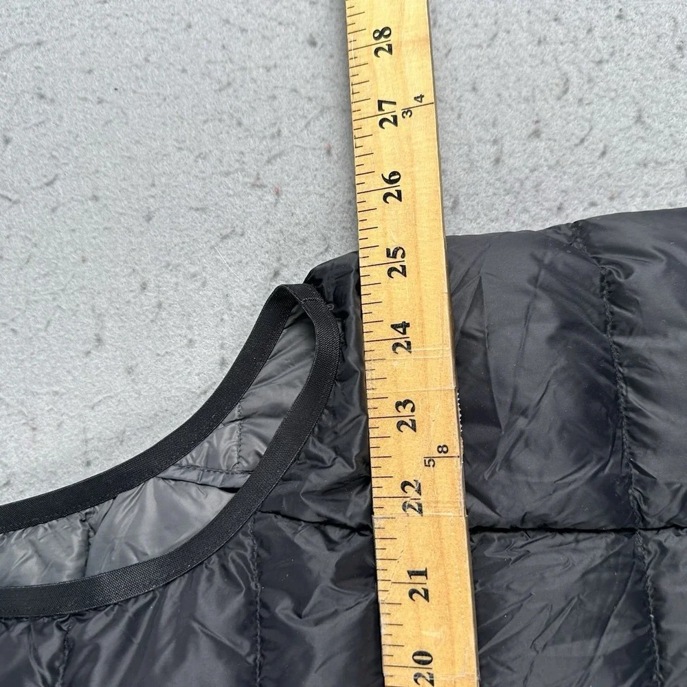 Eddie Bauer Down 650 Vest Men's XL Black Puffer Full Zip‎ Insulated Cirruslite